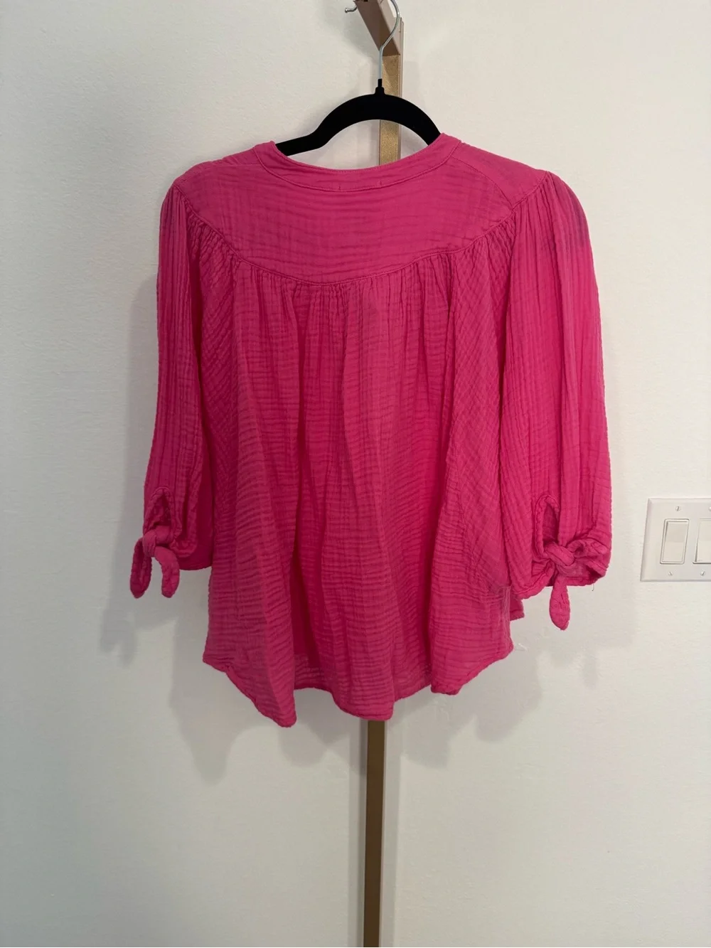 Felicite | Gauze Tie Top & Smocked Gauze Pants Set